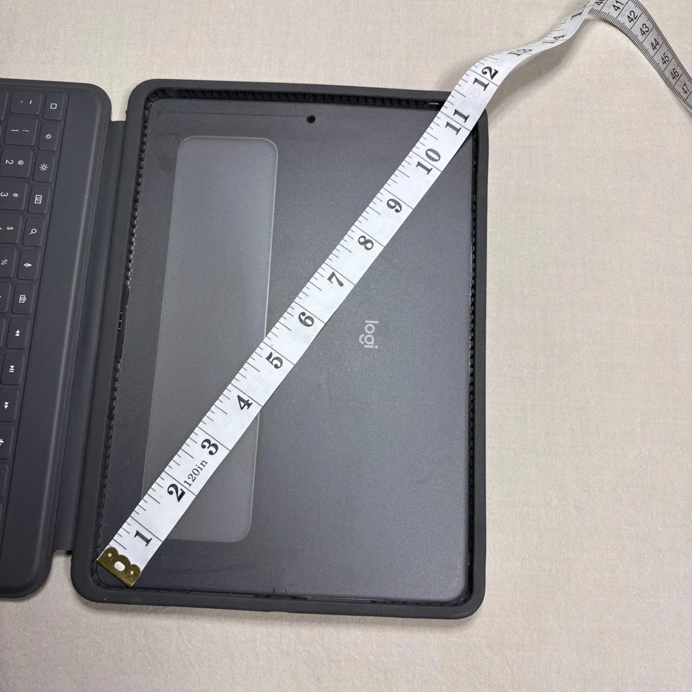 Logitech Rugged Folio iPad Keyboard Case Charcoal Grey‎ YU0073 Smart Connector